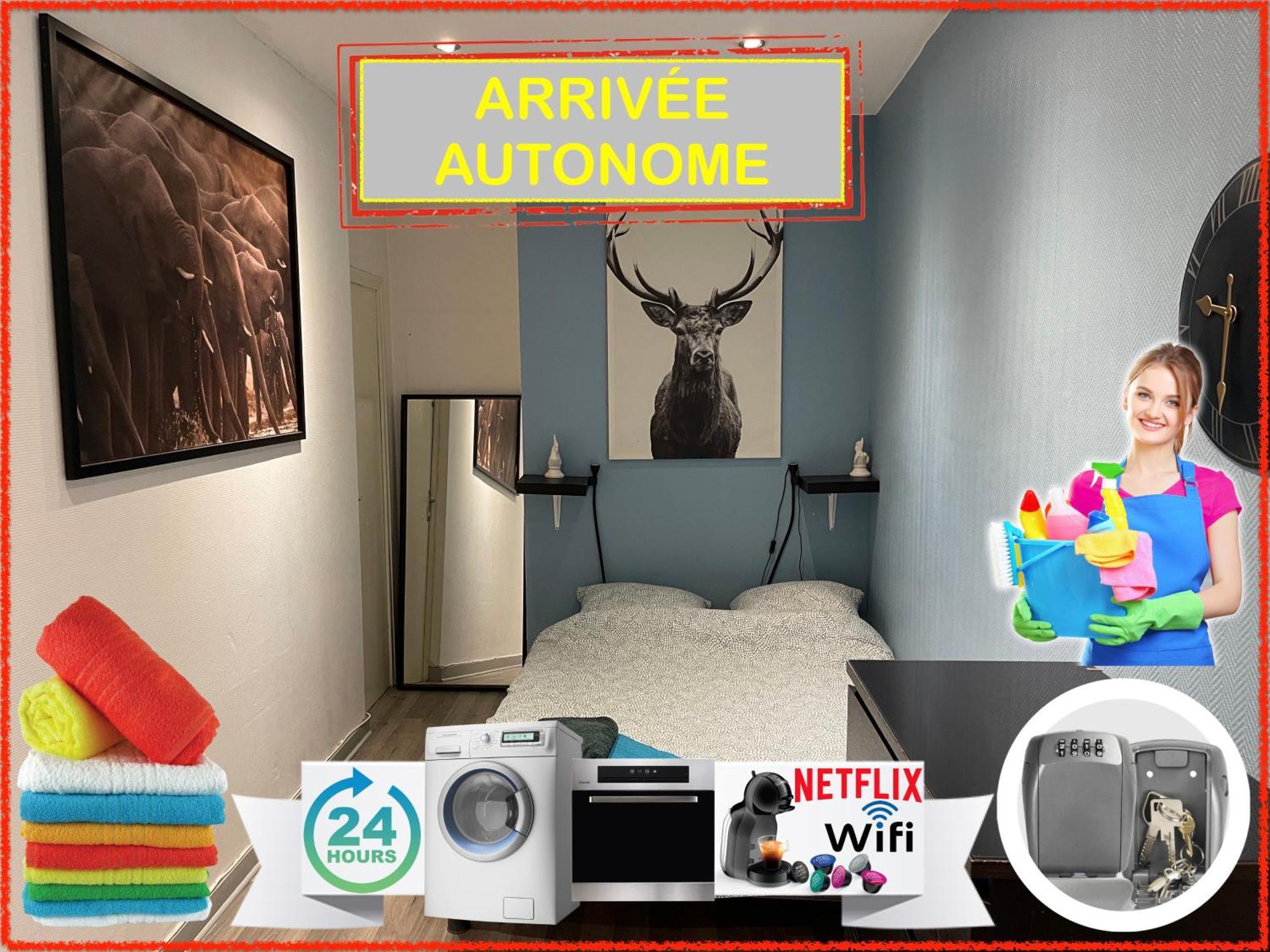 010 Chic & Cosy F1 29M2 Hypercentre Wifi Smart Tv Netflix Leilighet Saint-Etienne  Eksteriør bilde